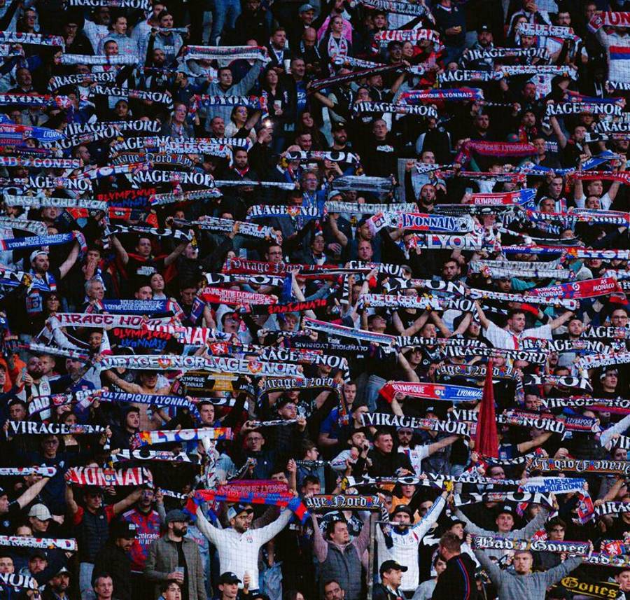 The Virage Nord at Groupama Stadium